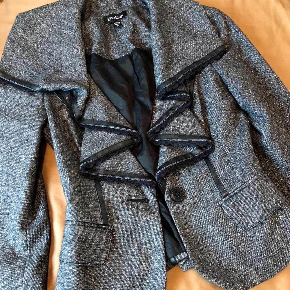 Size OO Black Blazer from Bebe